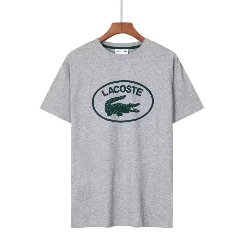 2 gray short-sleeved shirt