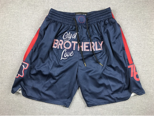 Deep blue pocket with red trim