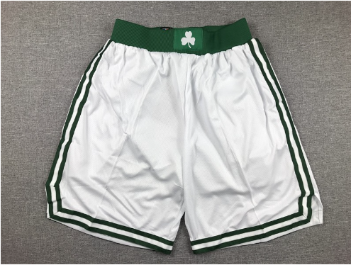 White with green stripes