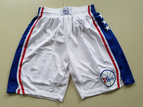 White with blue trim