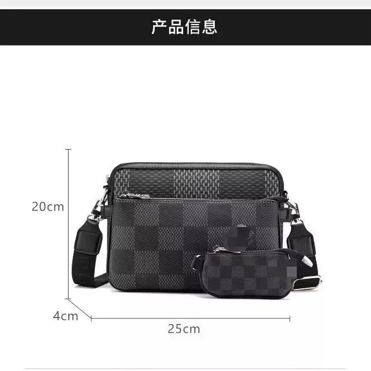 Black Large Check 002