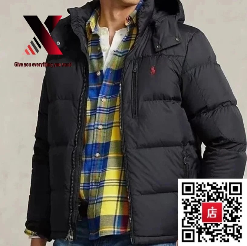 Black down jacket