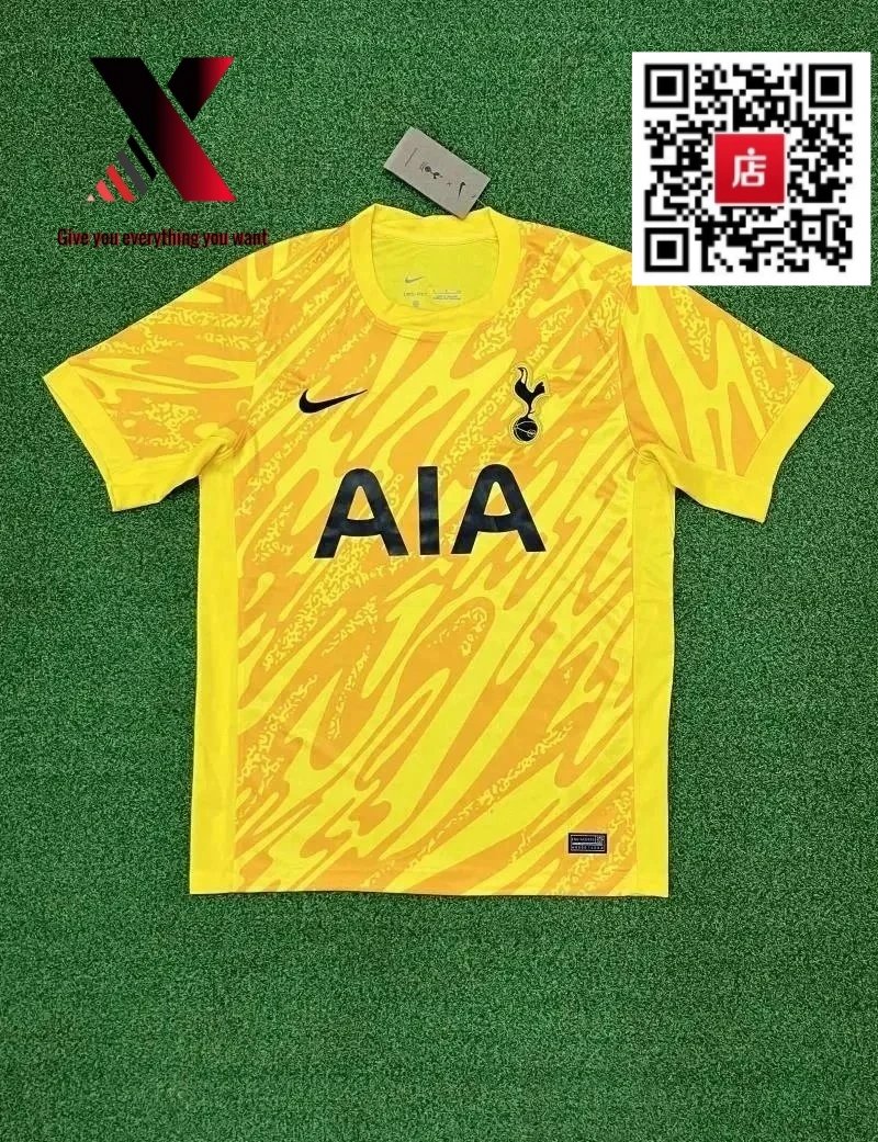 24-25 Tottenham yellow goalkeeper kit