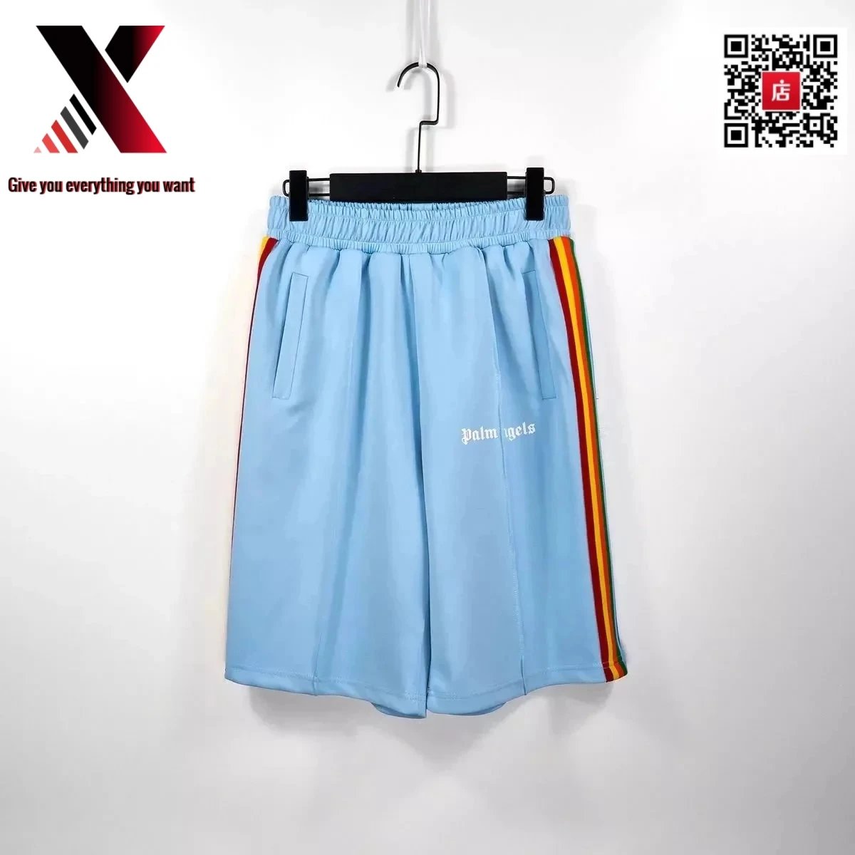 Light blue with colored trim