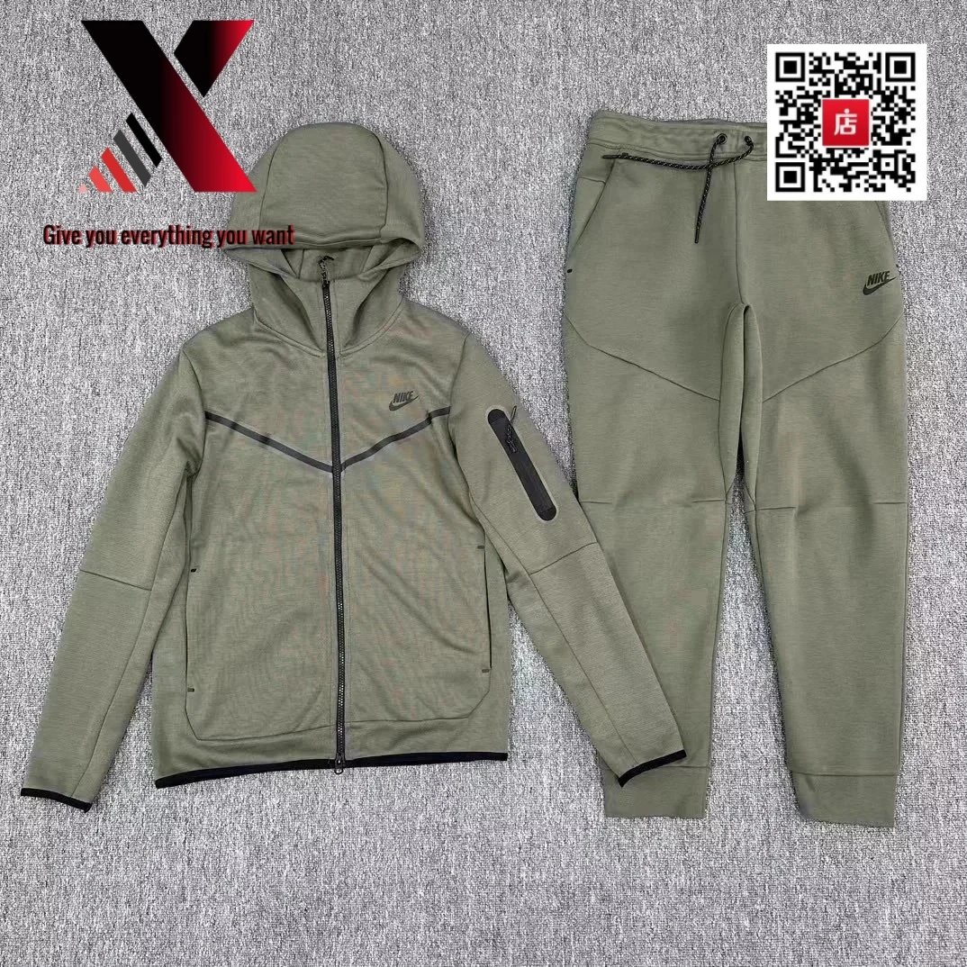 A military-green set