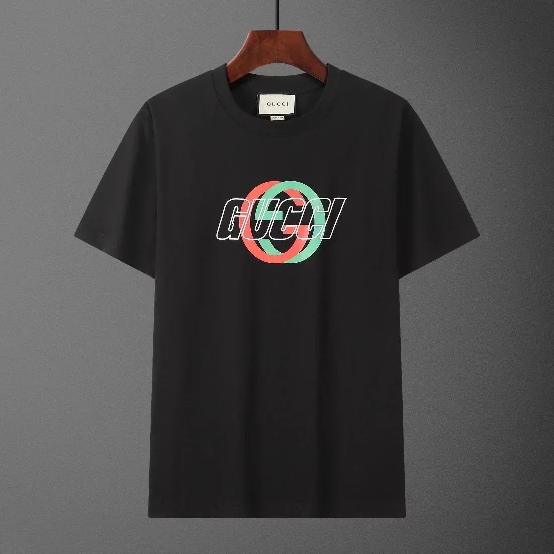 black background red green big standard 002