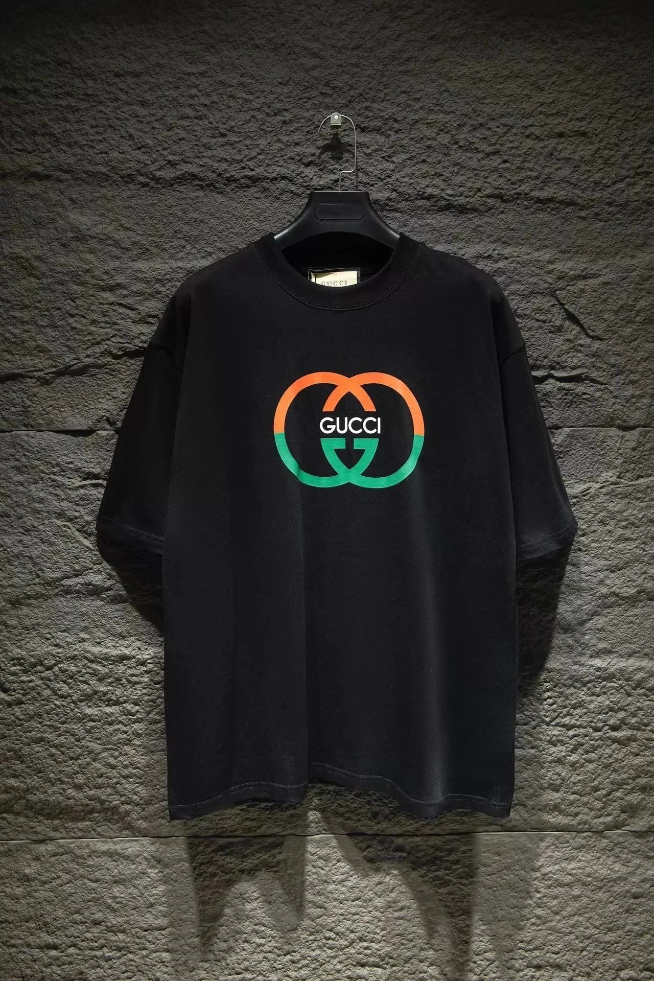 Black Base Red Green Colorblock Letters 002