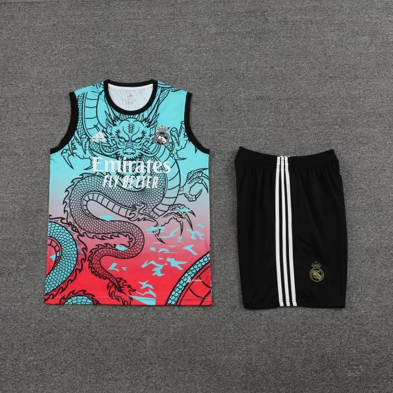 Real Madrid blue spell red (vest)