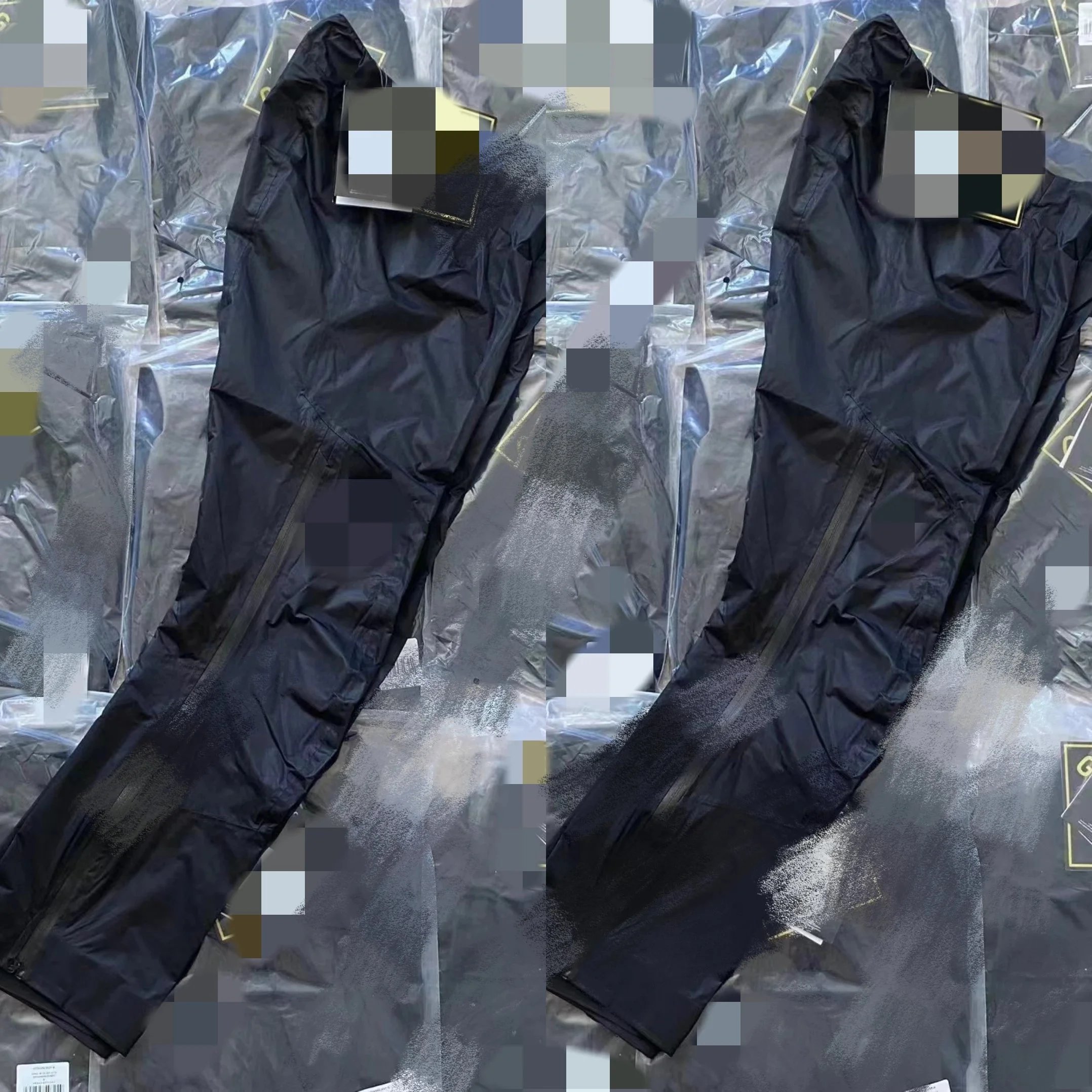 Half Zip Trousers Black SL