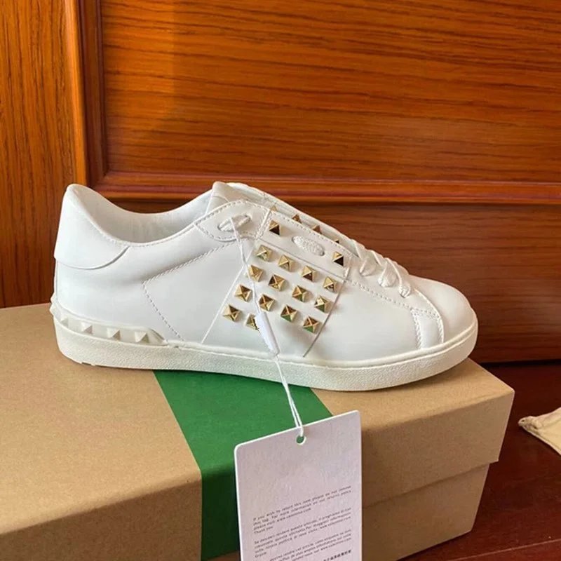White and gold studded 22