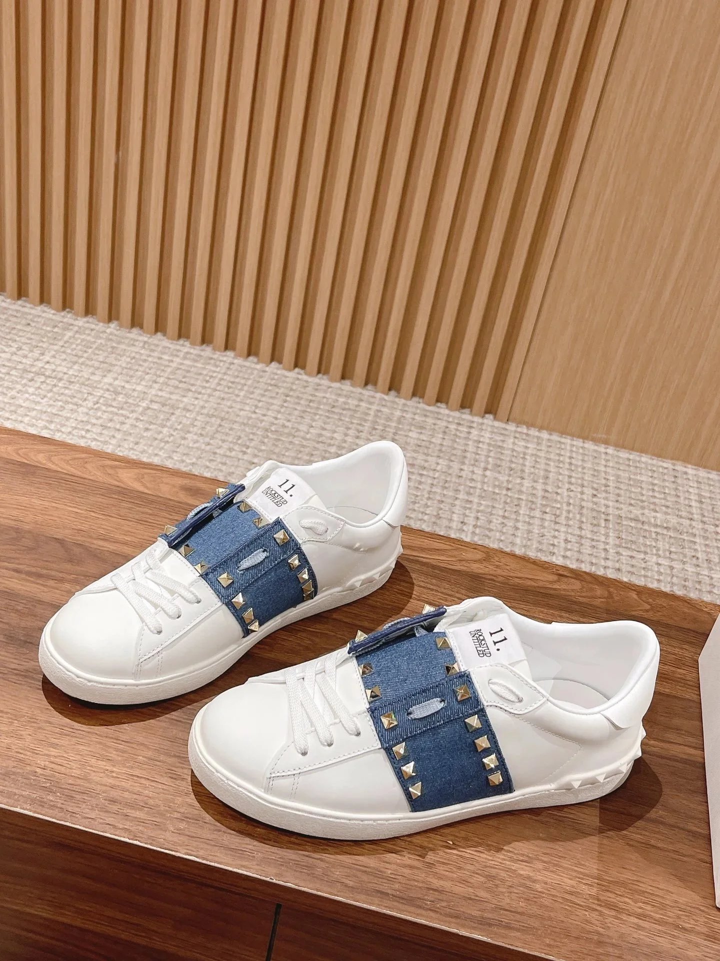 Blue denim with studs 24