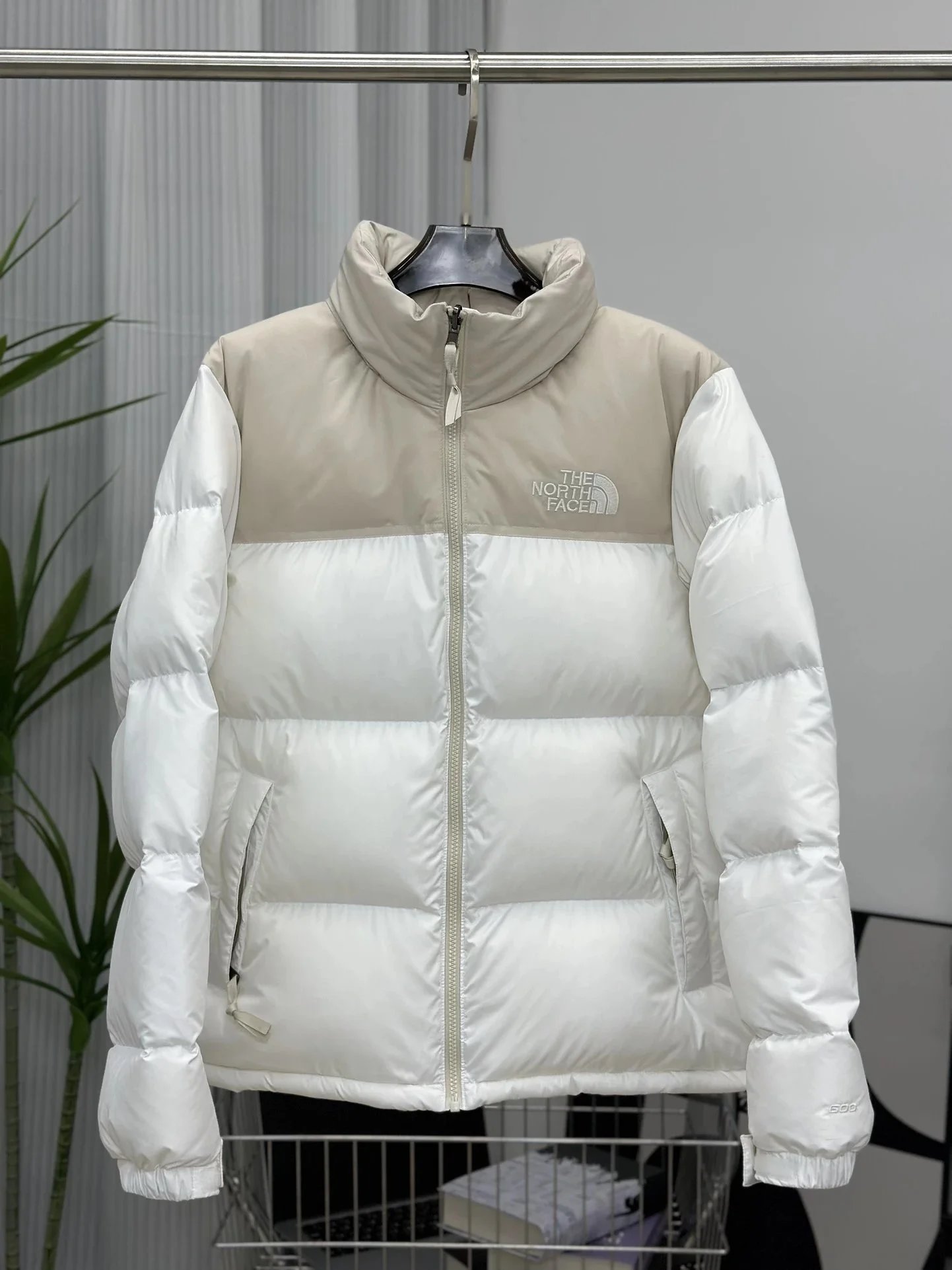 Milky white patchwork color