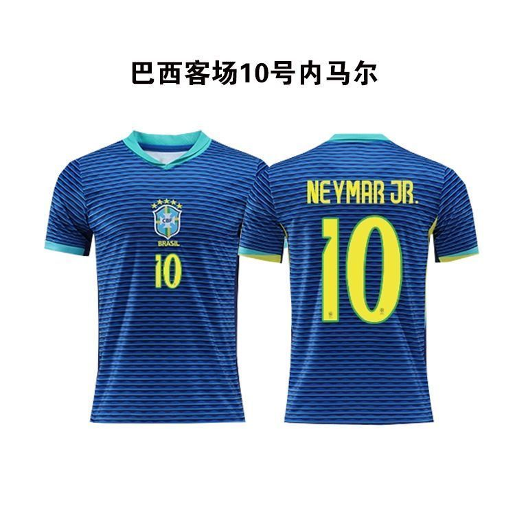 Brazil away [No. 10 Neymar] with badge