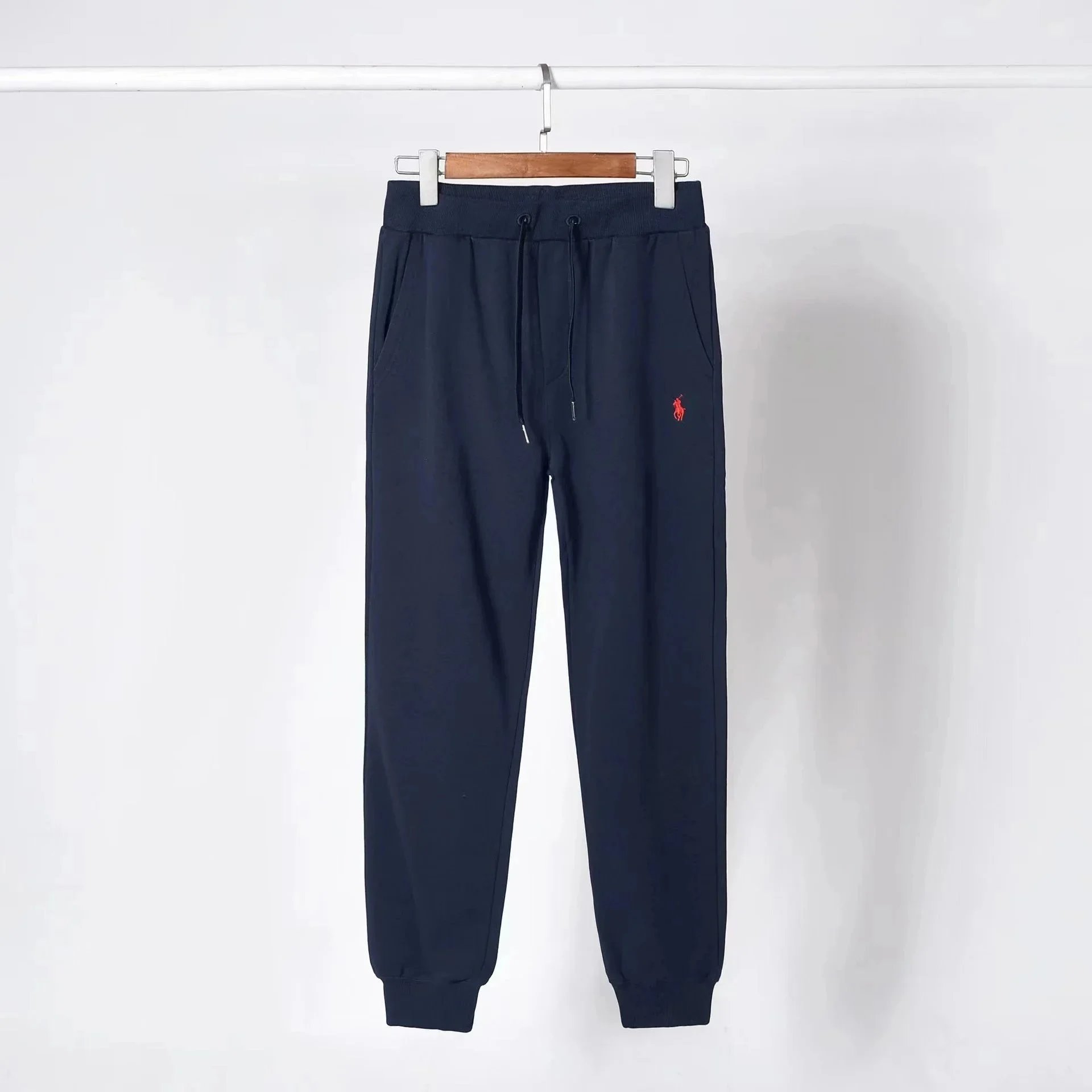 Coral blue and red pants