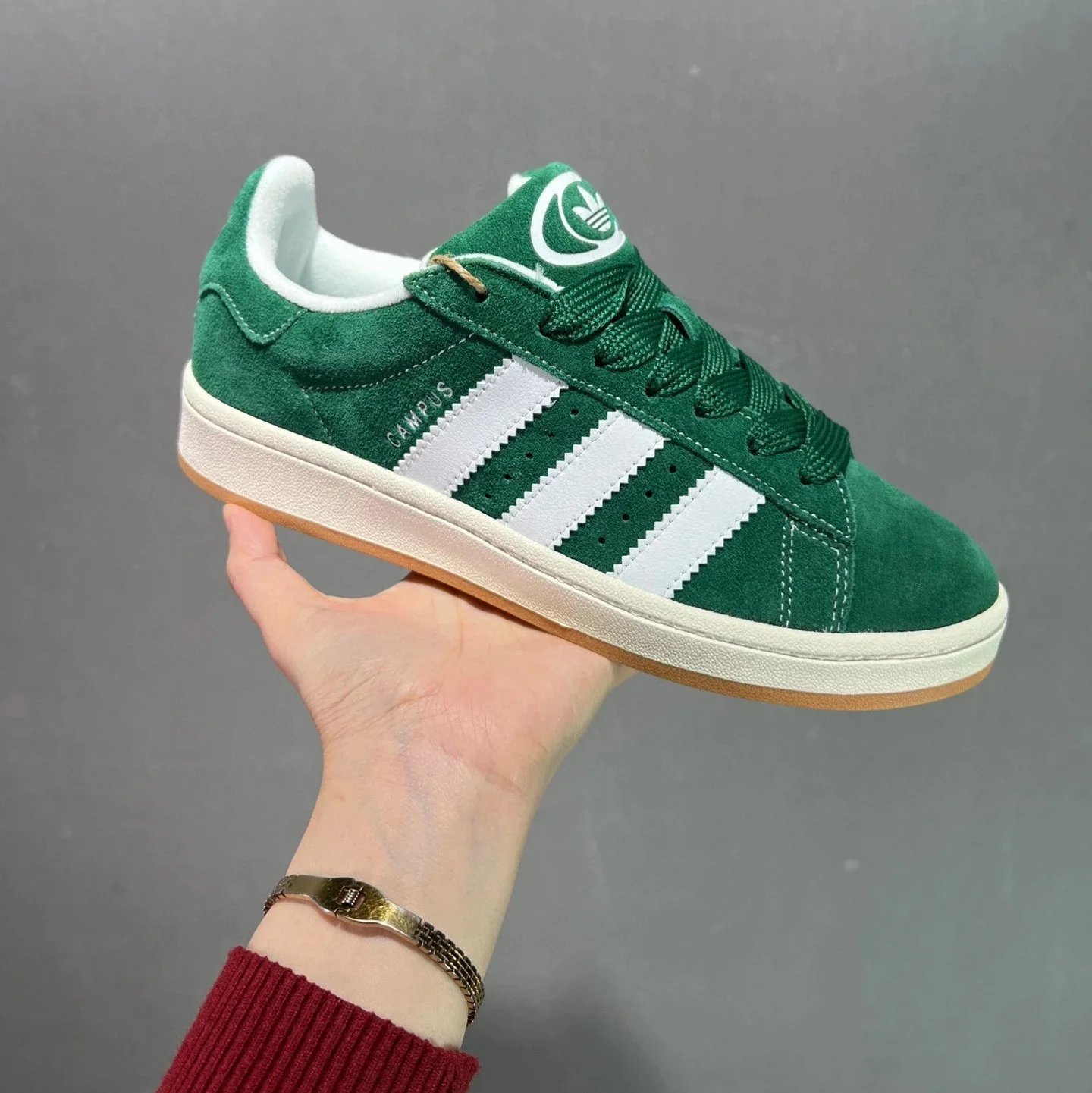 White and green
