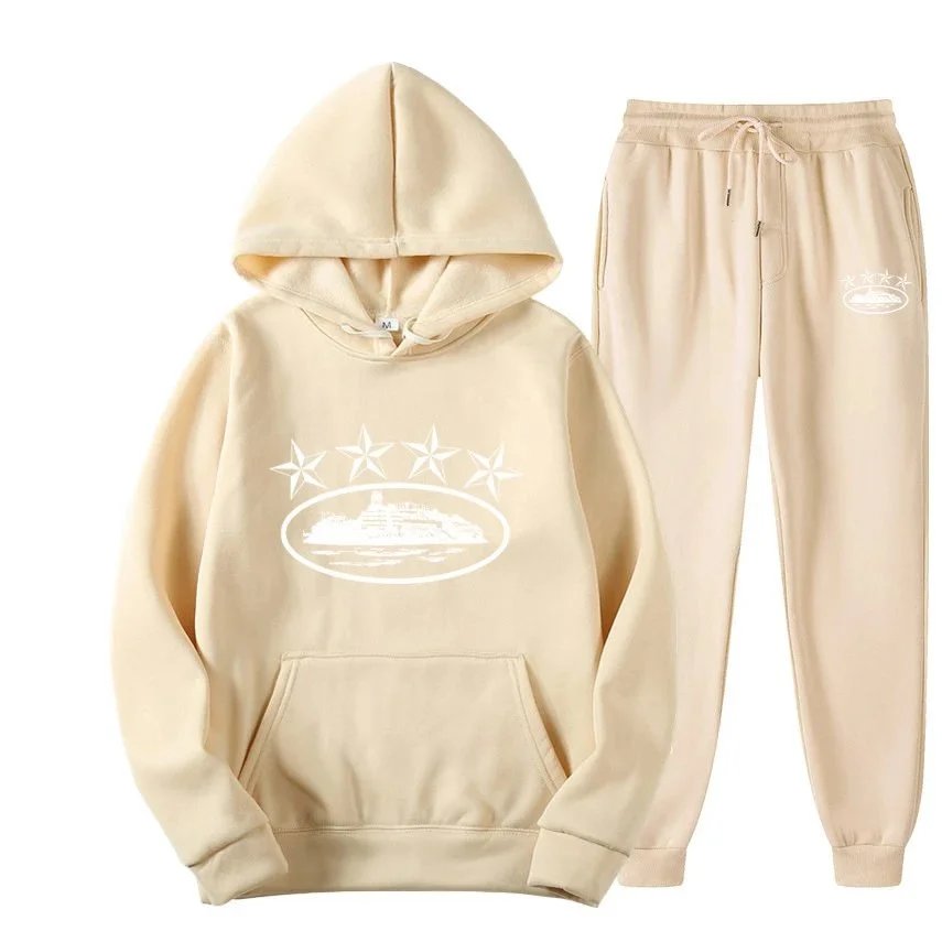 Khaki with white lettering