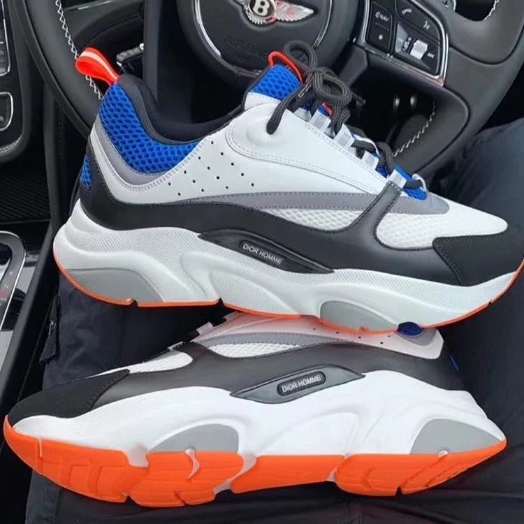 Blue, white, and black 30