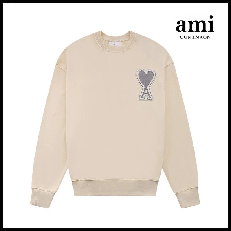 Apricot [61-car emblem round-neck style]