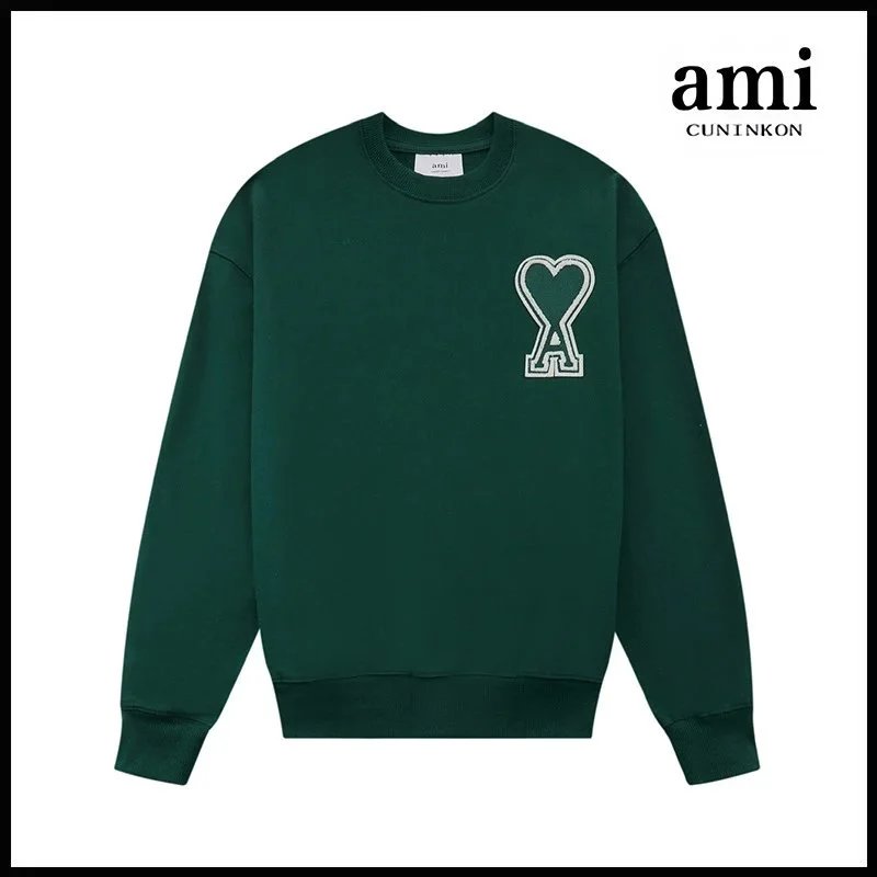 Dark green [611 car badge round-neck style]