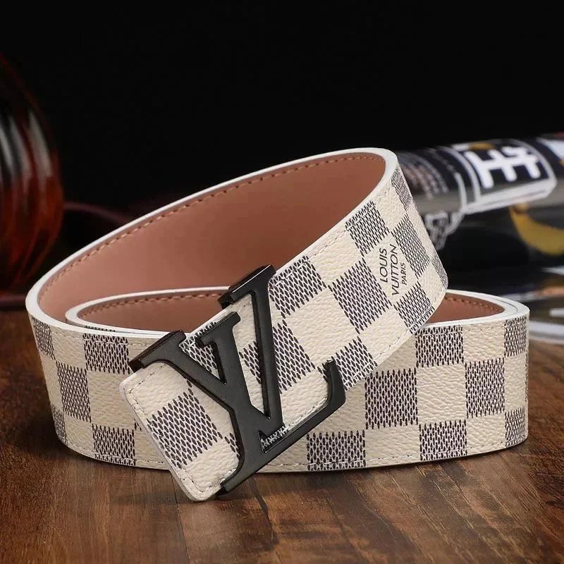 White grid, black buckle