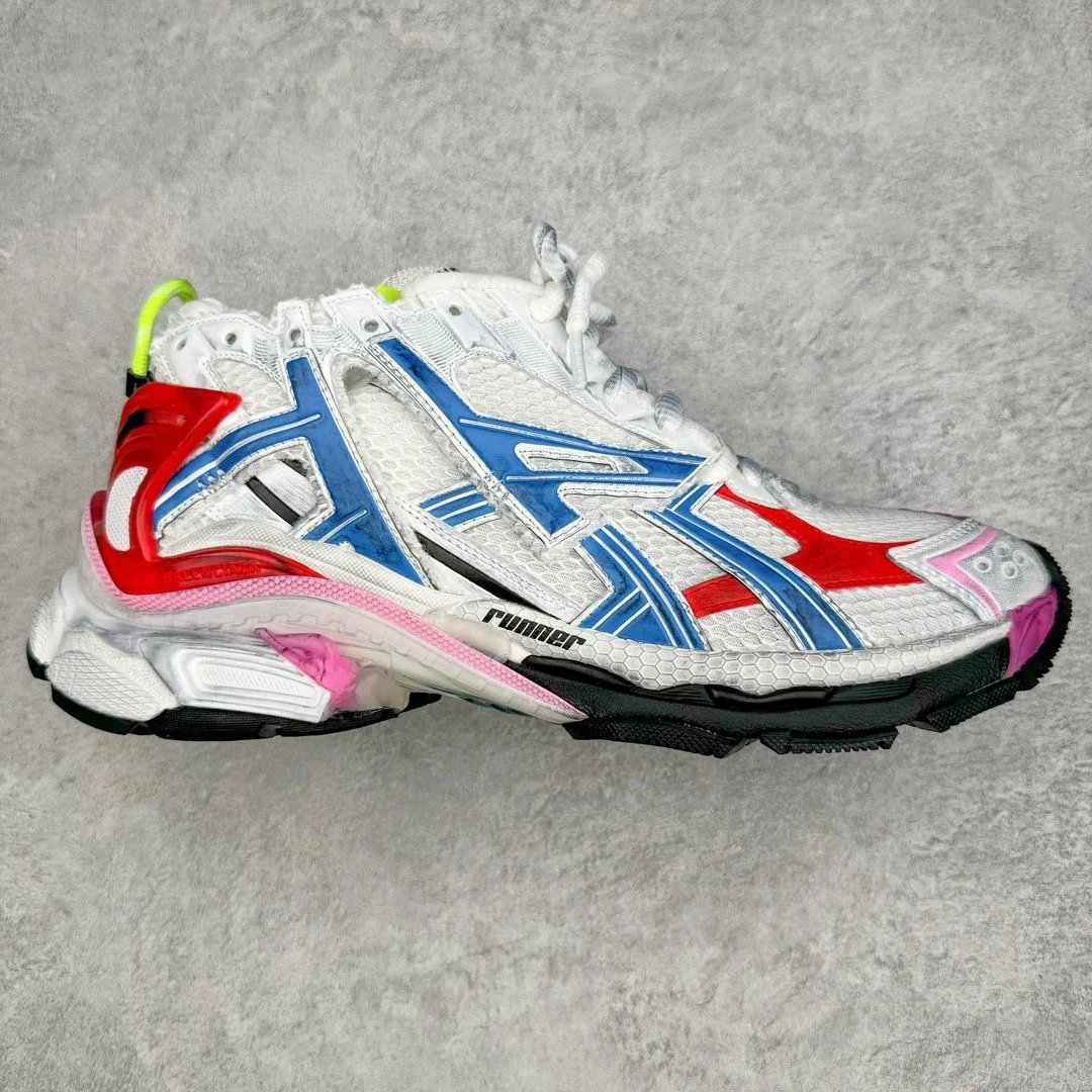 runner7.0 white red blue