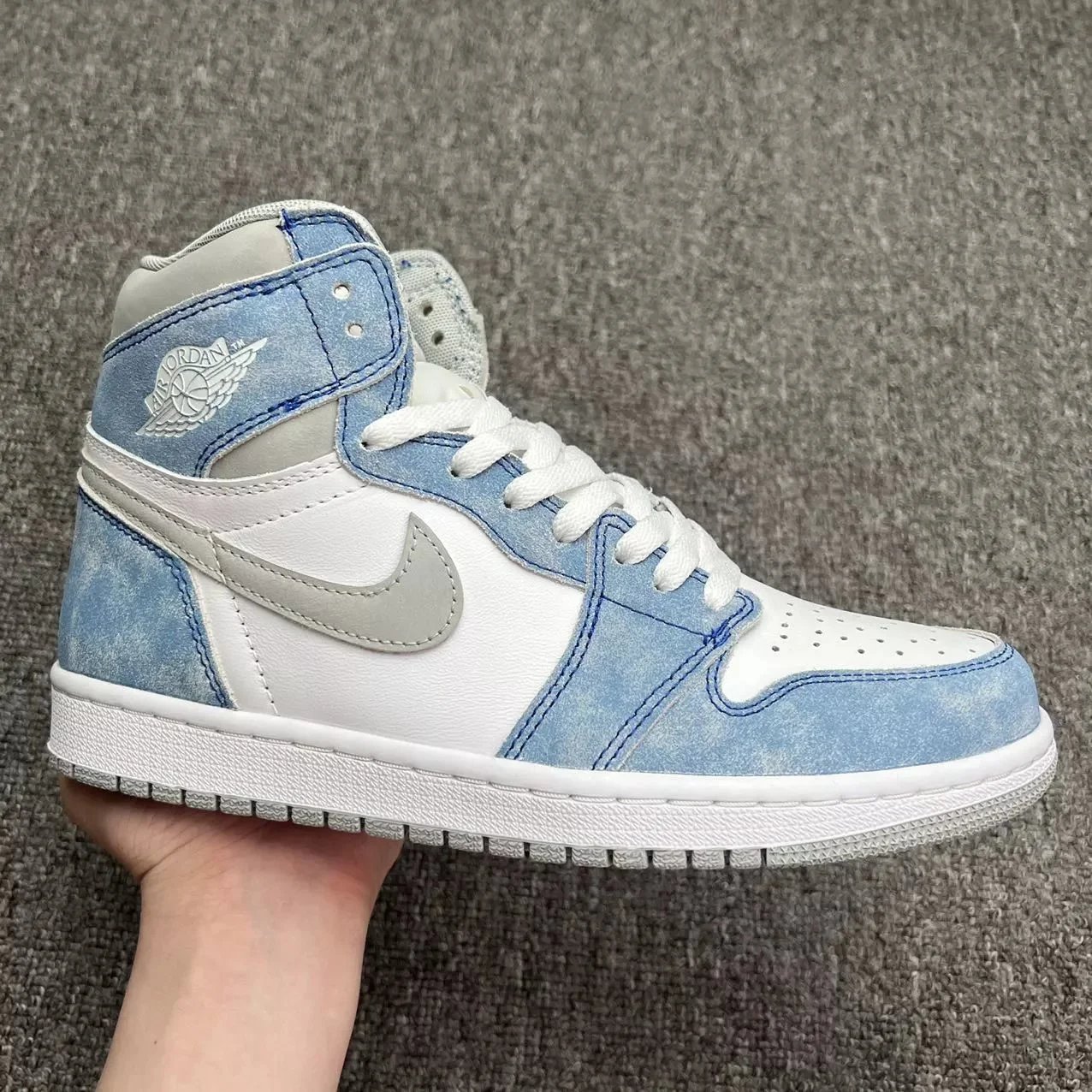 New XC AJ1 Washed Blue