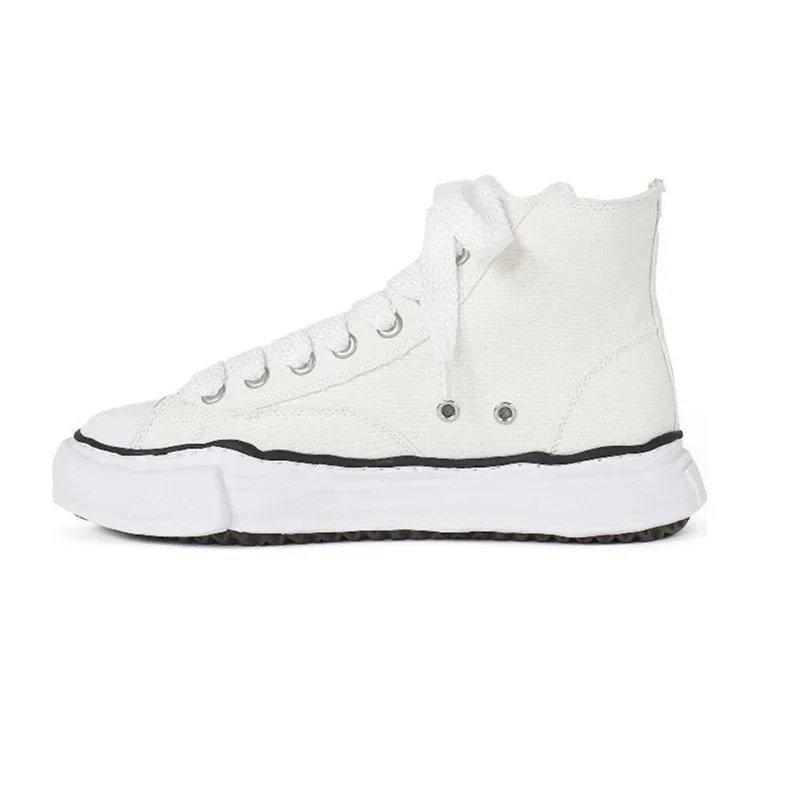 White high-top canvas