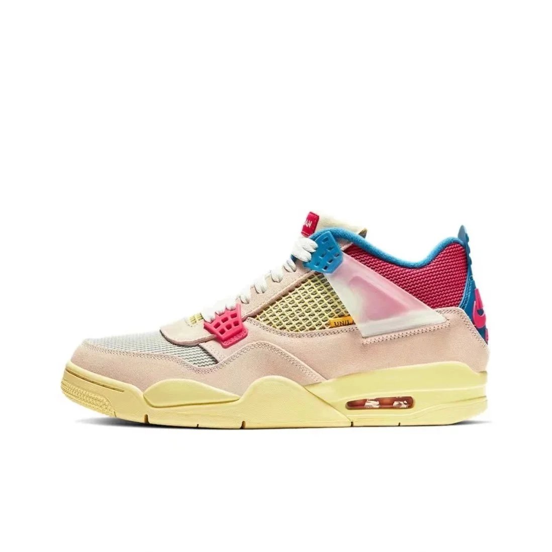 I8 AJ4 white-pink patchwork [DC9533-800]