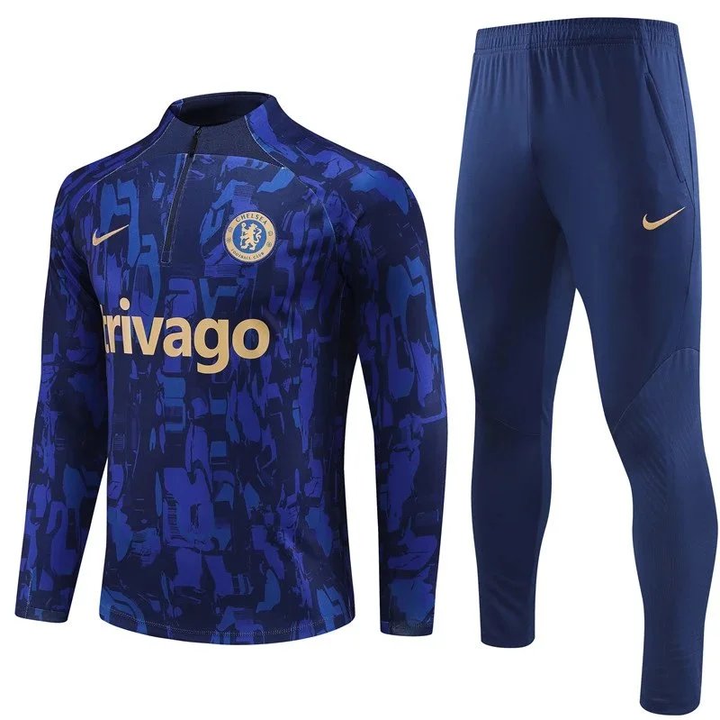 2324 Chelsea camouflage blue suit