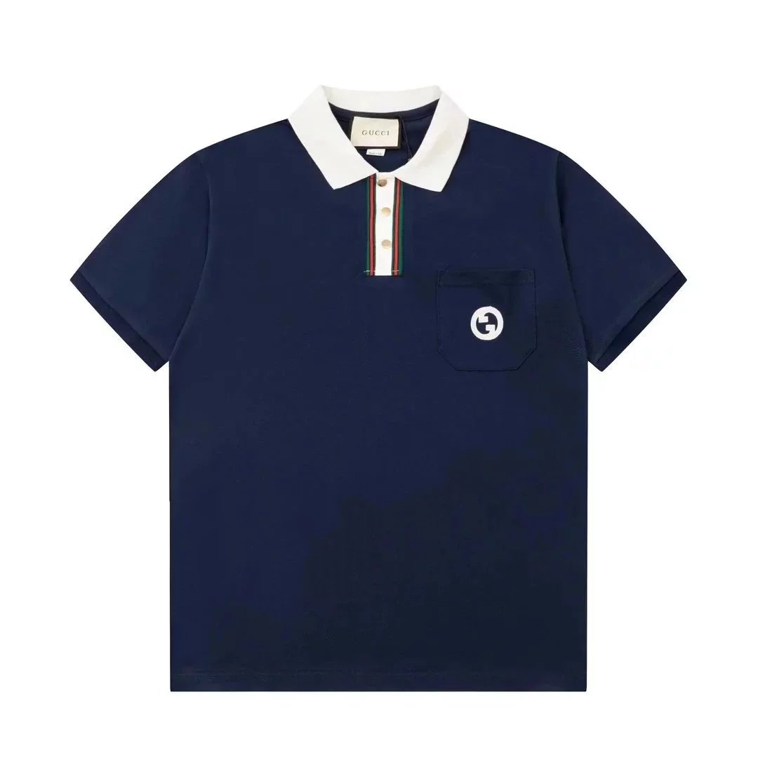 dark blue white collar 002