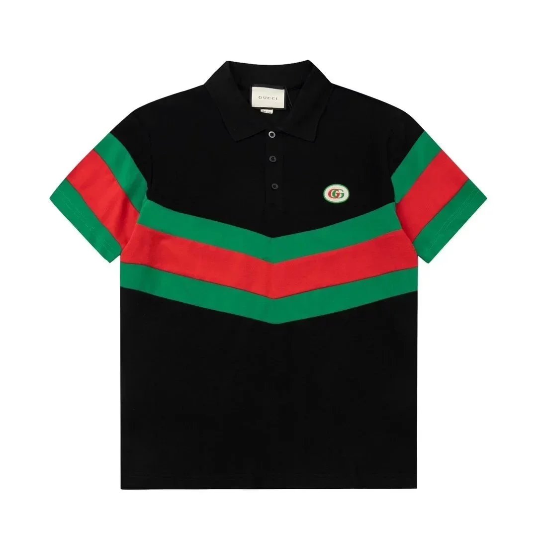 black green red stripes 002