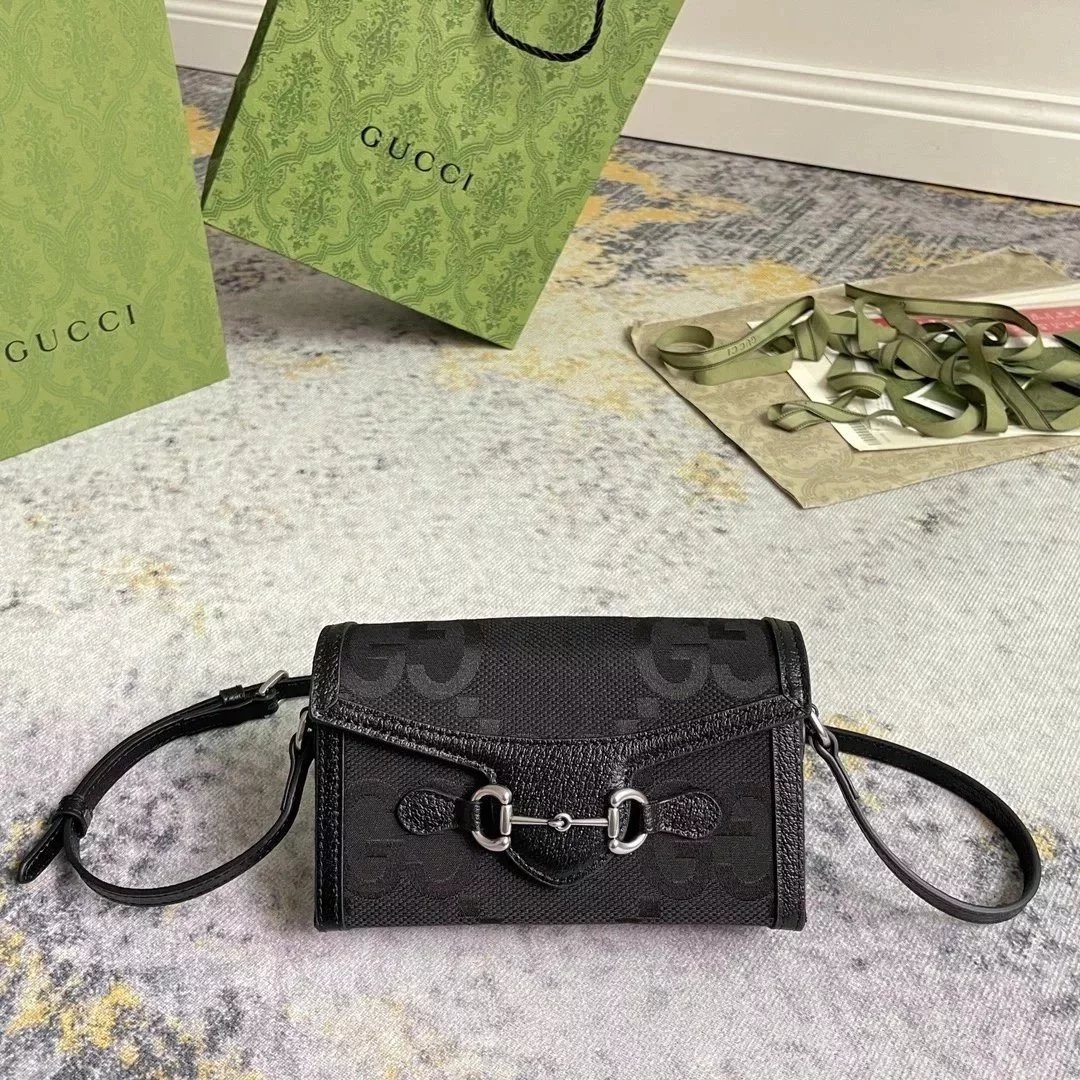 Black Old Flower Bag