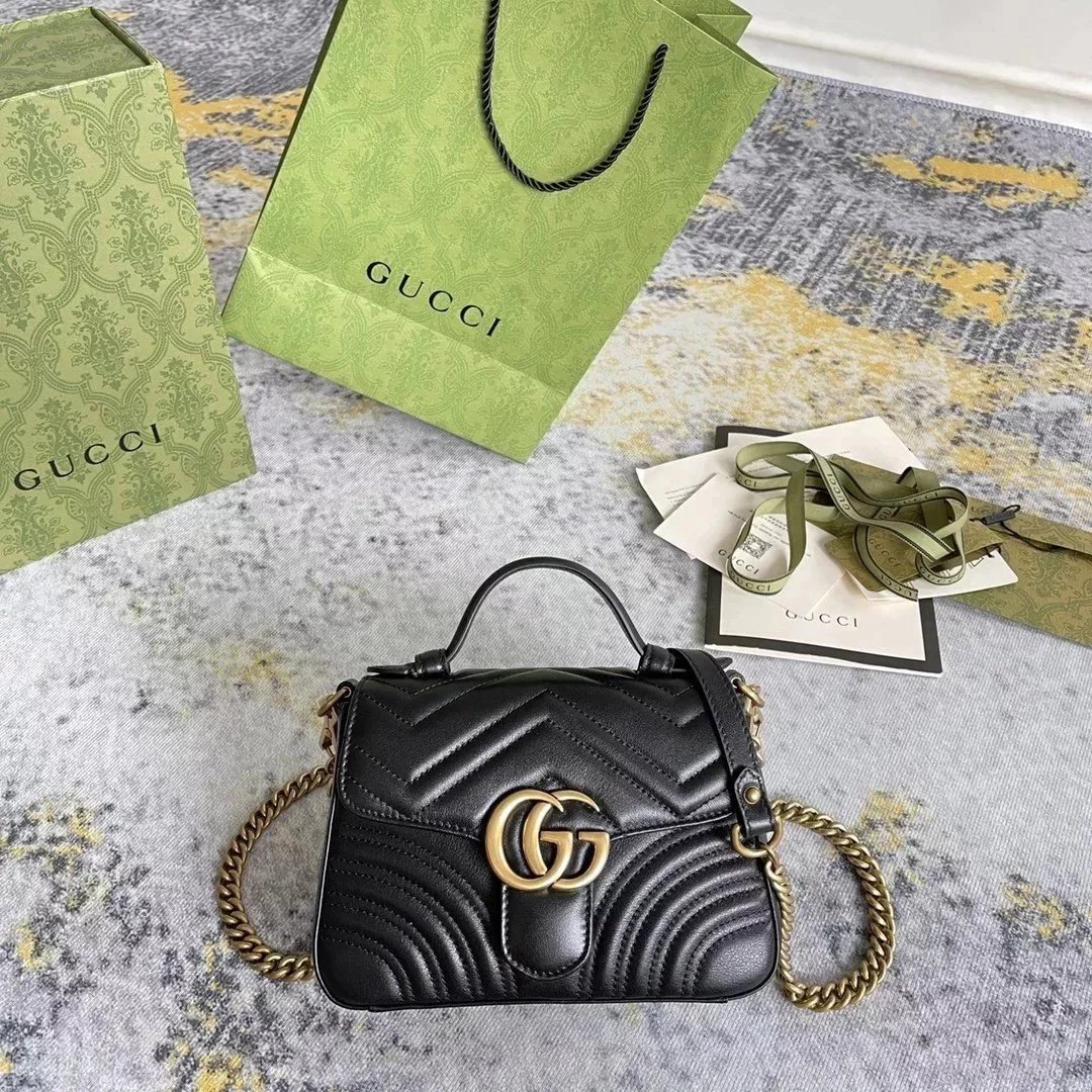 Women's Black Gold Label Bag Shoulder Crossbody