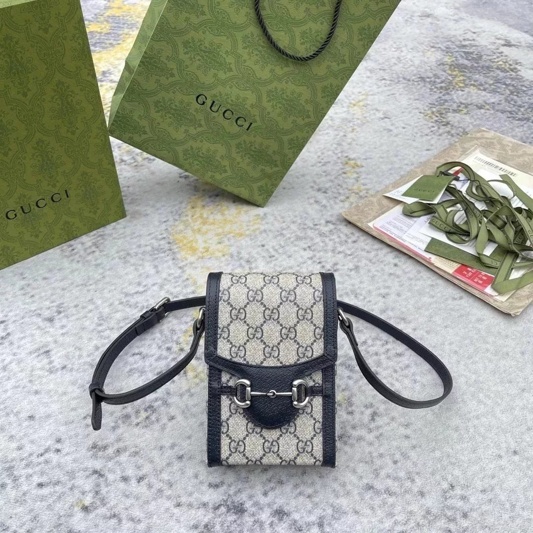 gray blue brick bag