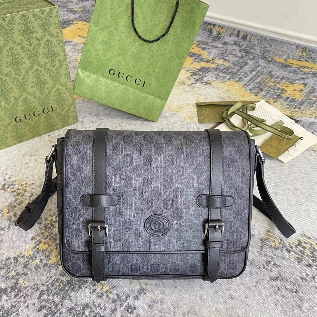 Black gray backpack