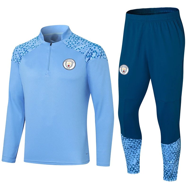 Manchester City Blue Sleeve Print 2324