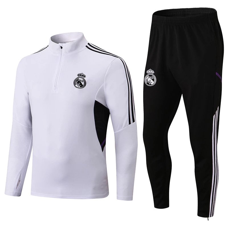 Real Madrid white with black pants 2324
