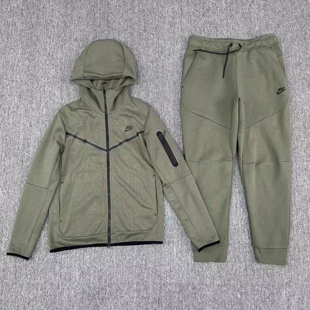 A military-green set