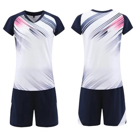 white navy blue sleeves