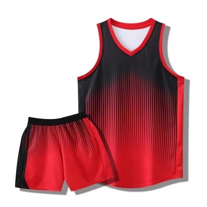 Black-to-red gradient