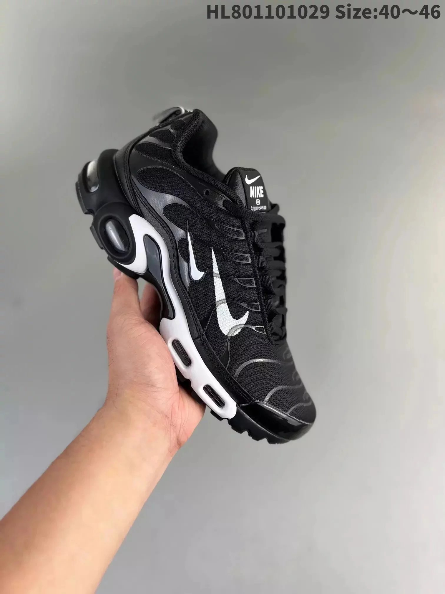 Black double hook