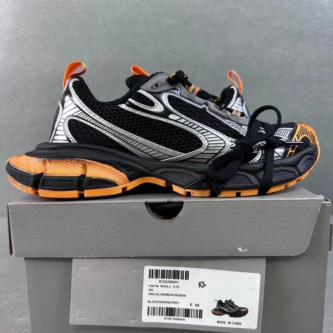 3XL Black Orange