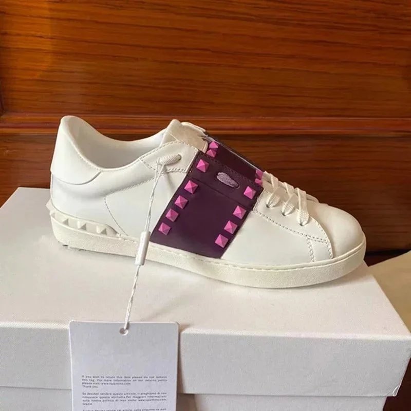 Purple gold studs 23