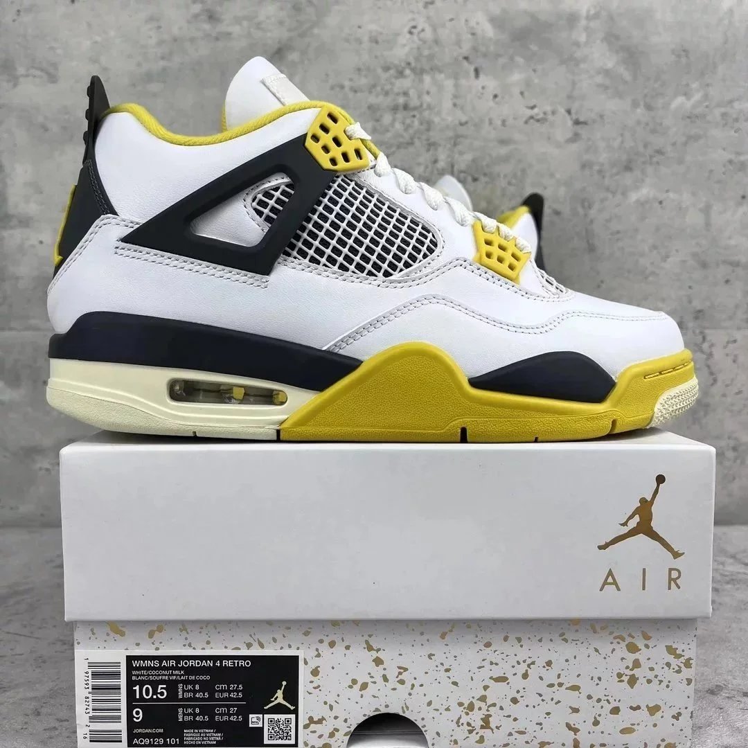 4 White and Yellow AQ9129-101