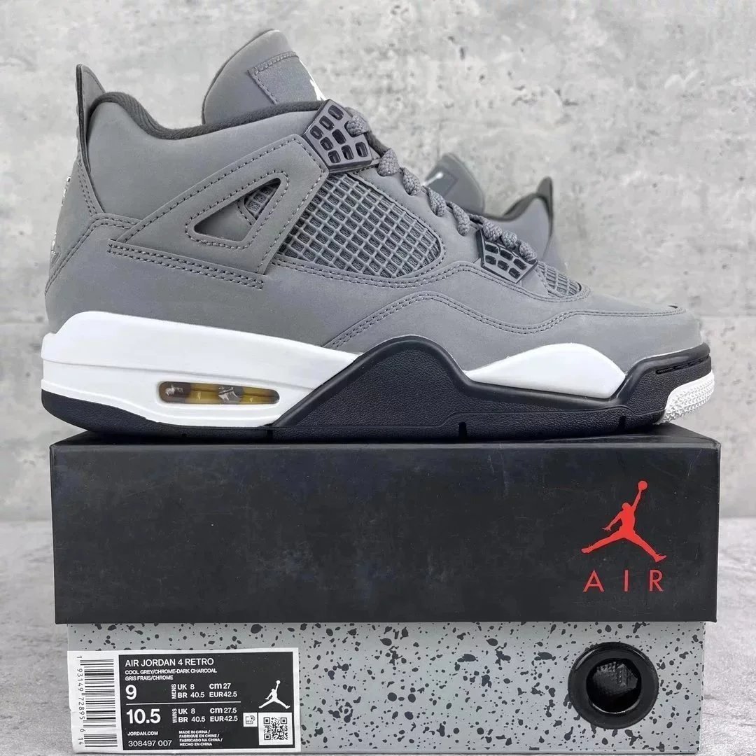 AJ4 Cool Grey 308497-007