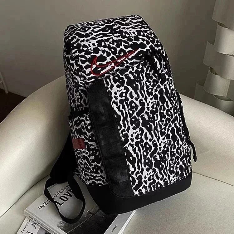23 air-cushioned leopard-print red label