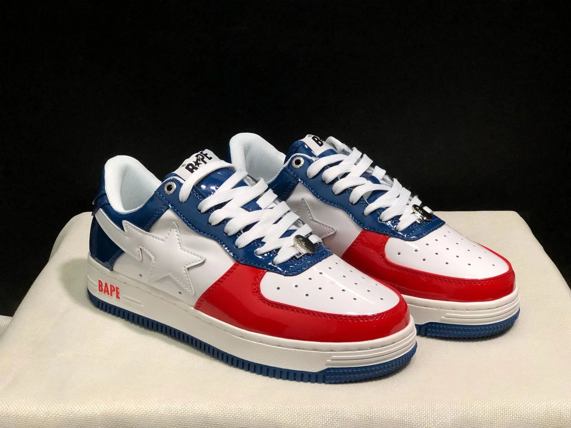 17 white blue red