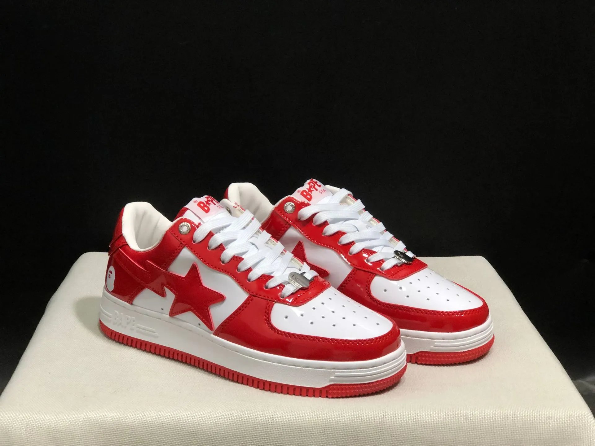 35 red and white