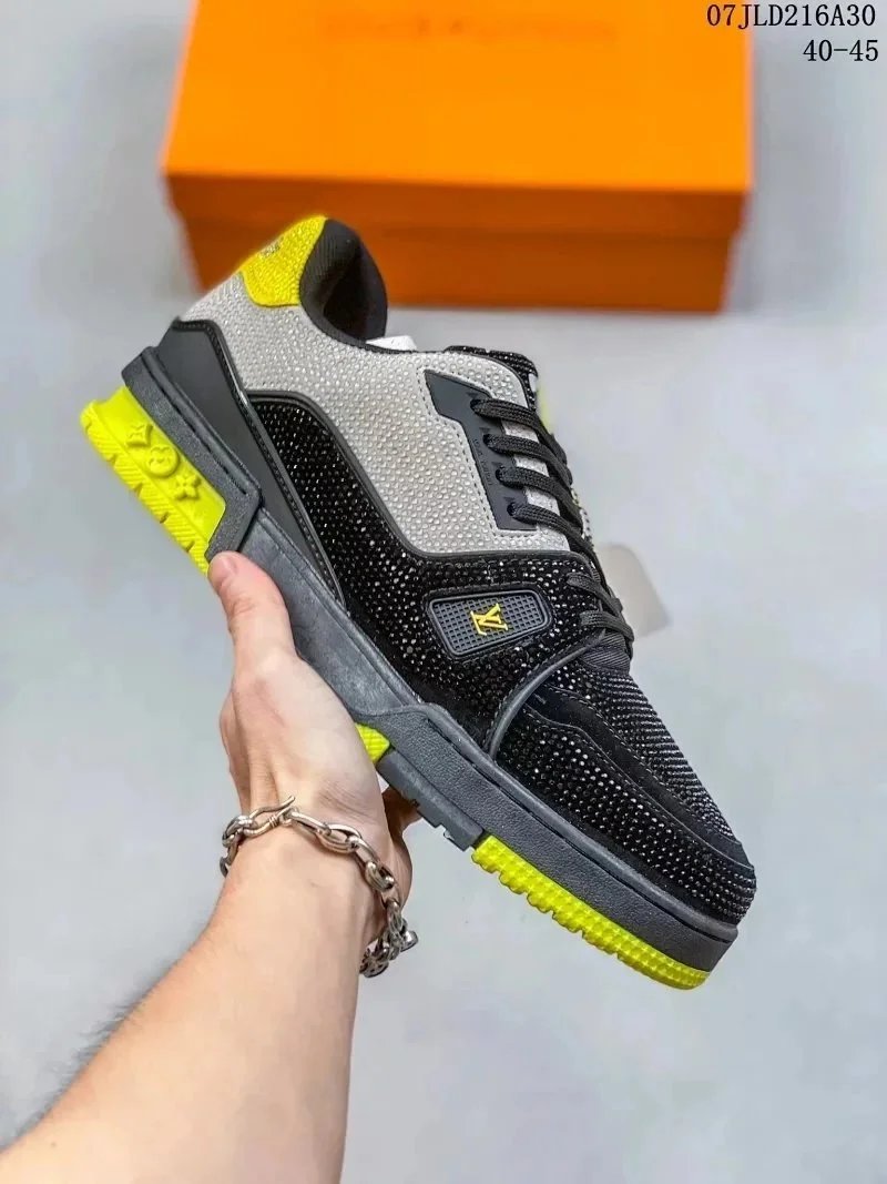 Brick black, gray, green