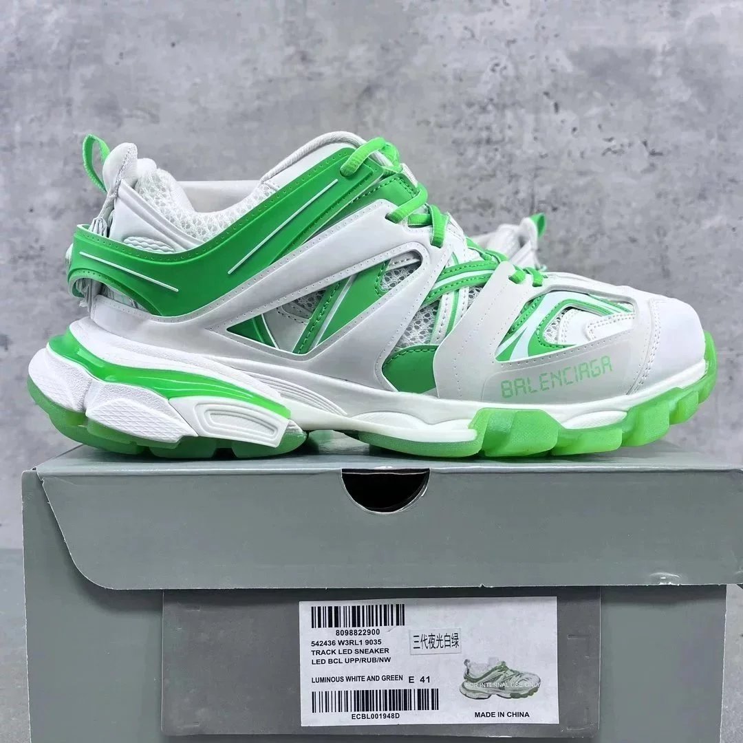 GOOD Paris Track 3.0 Glow-in-the-Dark White and Green